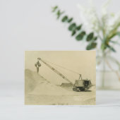 北西部クレーンおよびショベル オペレーティングエンジニア 8 ポストカード (スタンド正面)