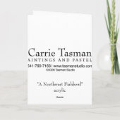 北西Fishbowl カード (裏面)