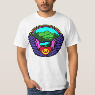 北西Sufiのキャンプの人のTシャツ Tシャツ