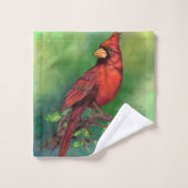 北赤(鳥)ショウジョウコウカンチョウバードバスタオルセット バスタオルセット (ウォッシュタオル)