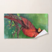 北赤(鳥)ショウジョウコウカンチョウバードバスタオルセット バスタオルセット (ハンドタオル)