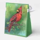 北赤（鳥）ショウジョウコウカンチョウ鳥ギフトボックス フェイバーボックス (裏面サイド)