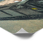 北車庫素晴らしの下面図 ポスター (角)