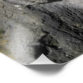 北部の歴史的なキャリックのロープ橋 フォトプリント (角)