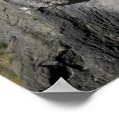 北部の歴史的なキャリックのロープ橋 ポスター (角)