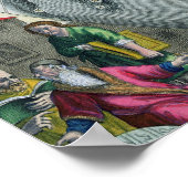 北部星座の地図 ポスター (角)