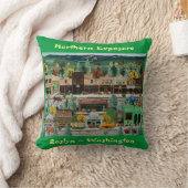 "北部暴露"～ロズリン，ワシントン クッション (ブランケット)