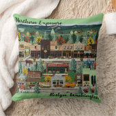 "北部暴露"～ロズリン，ワシントン クッション (ブランケット)