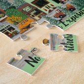 "北部暴露"~ロズリン,ワシントン ジグソーパズル (側面)