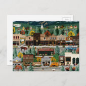 "北部暴露"~ロズリン,ワシントン ポストカード (正面/裏面)