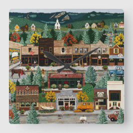 "北部暴露"～ロズリン，ワシントン ラウンド壁時計