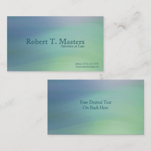 ***北部照明標準、3.5" x 2.0" 名刺 (正面/裏面)