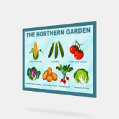 北部菜園 アクリルサイン (傾斜)