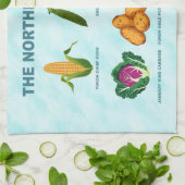 北部菜園 キッチンタオル (折り畳み)