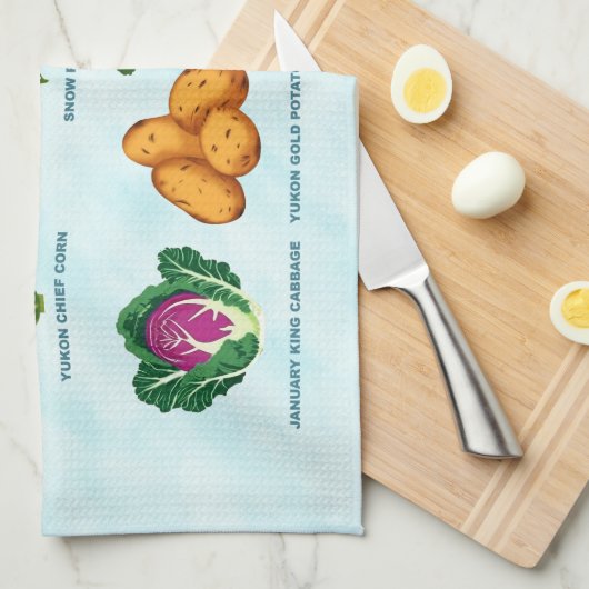 北部菜園 キッチンタオル (四つ折り)