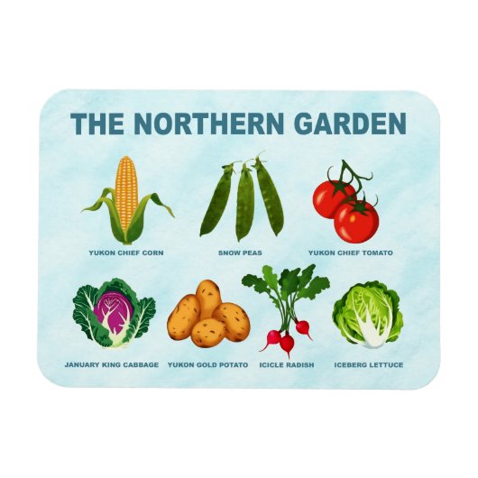 北部菜園 マグネット (横)