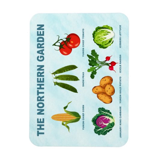 北部菜園 マグネット (縦)