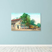 北電車庫の外観 キャンバスプリント (インサイチュ (ウッドフロア))