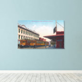 北電車庫 キャンバスプリント (インサイチュ (ウッドフロア))