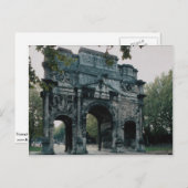 北顔、オレンジ、フランス ポストカード (正面/裏面)