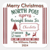 北魅力的極表現デザイン スクエアシール (正面)