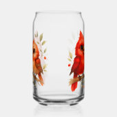 北魅力的(鳥)ショウジョウコウカンチョウガラス ガラス缶 (左)