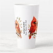 北魅力的(鳥)ショウジョウコウカンチョウ カフェラテマグ (正面)