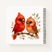 北魅力的（鳥）ショウジョウコウカンチョウ ノートブック (裏面)