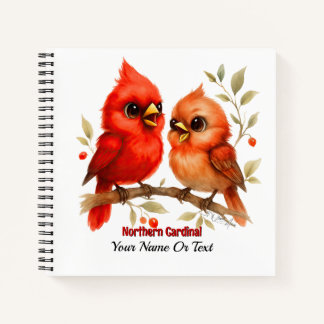 北魅力的（鳥）ショウジョウコウカンチョウ ノートブック
