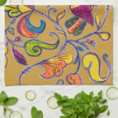 北鳥 キッチンタオル (折り畳み)