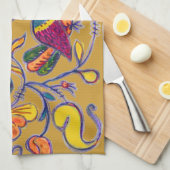 北鳥 キッチンタオル (四つ折り)