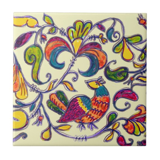 北鳥 タイル (正面)