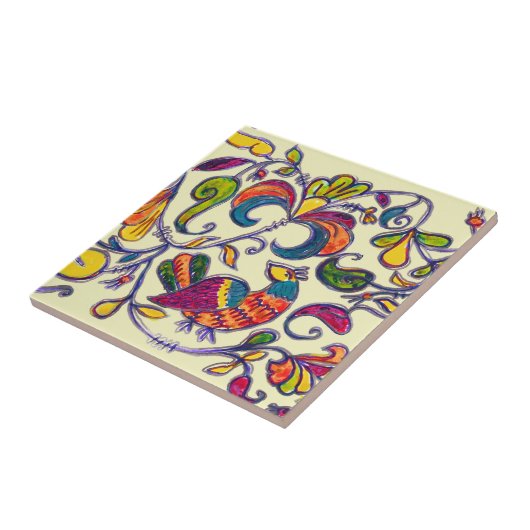 北鳥 タイル (側面)