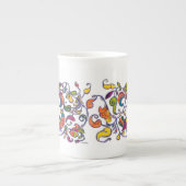 北鳥 ボーンチャイナマグカップ (正面)