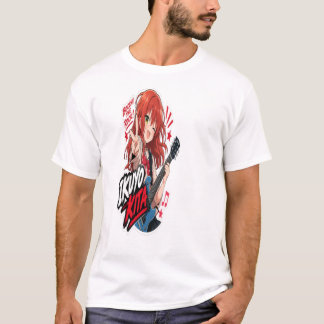 :北+いくよ+アニメギター ステッカー | ロックミュージック Tシャツ