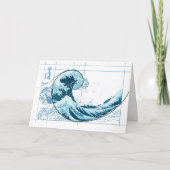 北(ほく)斎がフィボナッチ選手とブルーカード戦 カード (正面)