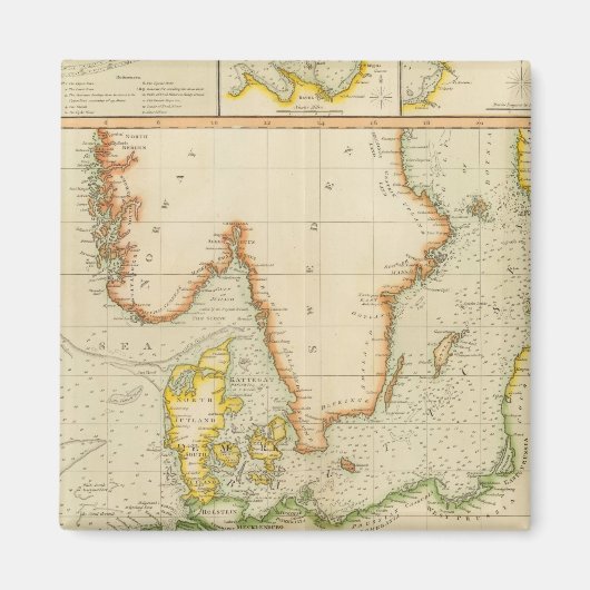 北、バルト海 マグネット (正面)