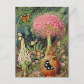 北 – ブファン・トリカラとその他の花 ポストカード (正面)