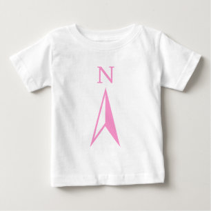 北 ベビーTシャツ