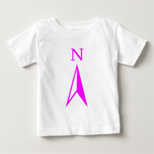 北 ベビーTシャツ