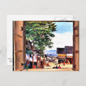 北 – 京都の門から ポストカード (正面/裏面)