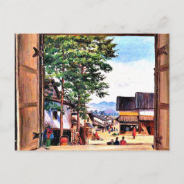 北 – 京都の門から ポストカード