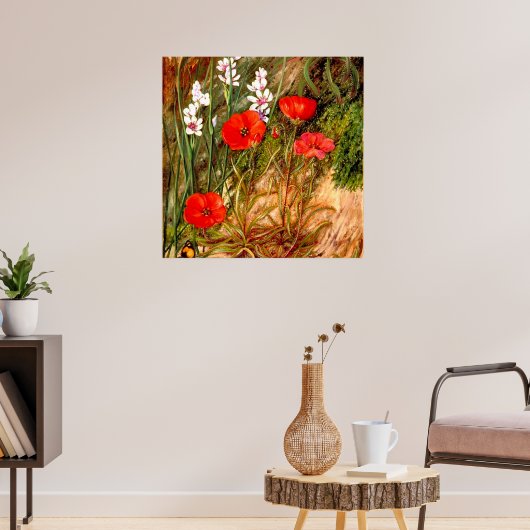 北 – 南アフリカの夕露 ポスター (リビング3)