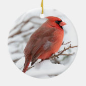 北（男性）（鳥）ショウジョウコウカンチョウ |セラミックオーナメント セラミックオーナメント (裏面)