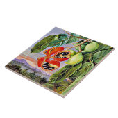 北 – 葉とフルーツスターキュリアパルビフローラ タイル (側面)