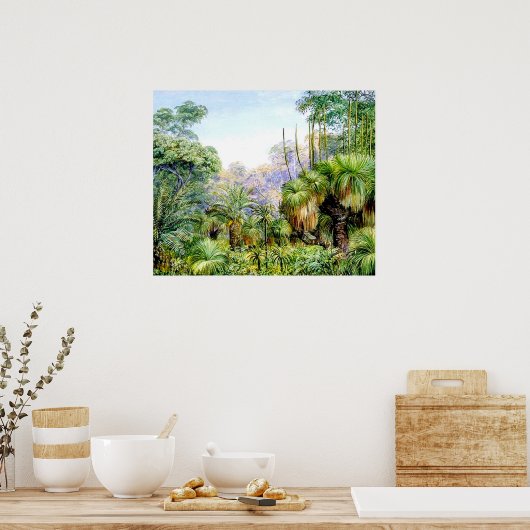 北 – 西オーストラリアの森の風景 ポスター (キッチン)