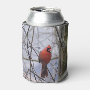 北(鳥)ショウジョウコウカンチョウの霧の朝 缶クーラー