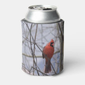 北（鳥）ショウジョウコウカンチョウの霧の朝 缶クーラー (缶裏面)