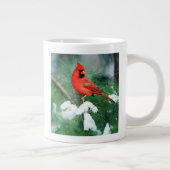 北(鳥)ショウジョウコウカンチョウオス(木)、IL ジャンボコーヒーマグカップ (右)