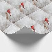 北（鳥）ショウジョウコウカンチョウオン枝 ラッピングペーパー (角)